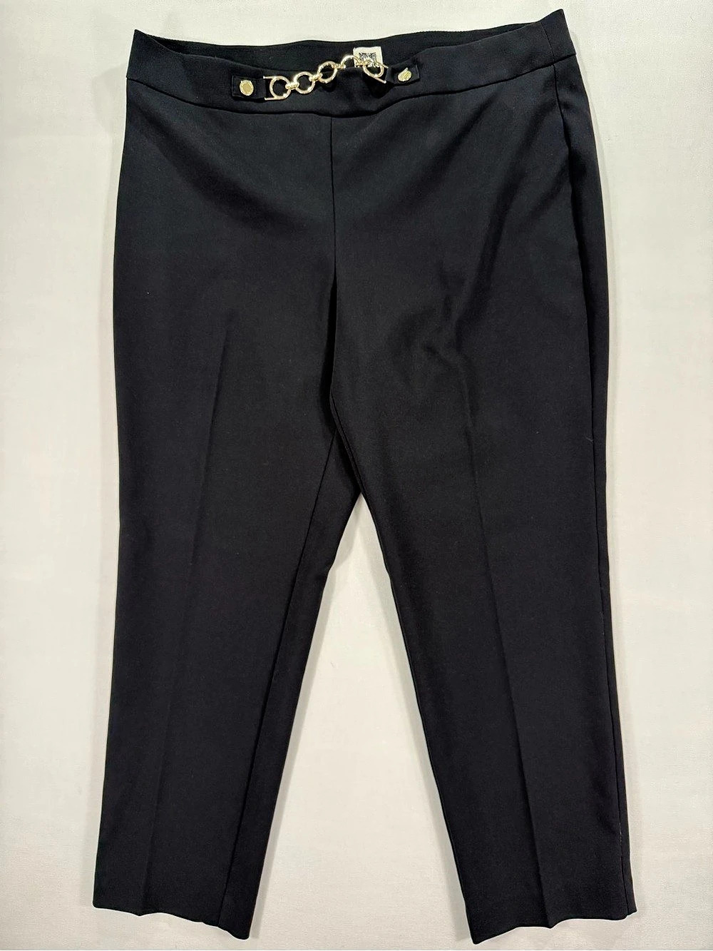 Anne Klein Black Skinny Pants Size XL